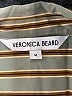 Veronica Beard Stripes Green Short Sleeve Blouse Size M - photo 7