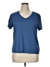 Athletic Works 100% Polyester Blue Short Sleeve T-Shirt Size XL - photo 1