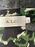 A.L.C. 100% Silk Camo Black Green Cocktail Dress Size 8 - photo 7
