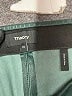 Theory 100% Leather Green Casual Pants Size 10 - photo 7