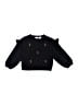 Zara Hearts Black Pullover Sweater Size 3 - photo 1