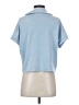 Express Blue Short Sleeve Top Size XS - photo 2