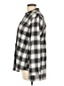 Weatherproof Plaid Gray Long Sleeve Blouse Size L - photo 5