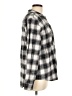 Weatherproof Plaid Gray Long Sleeve Blouse Size L - photo 4