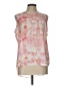 Roz & Ali 100% Polyester Tie-dye Pink Sleeveless Blouse Size L - photo 1