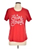 Assorted Brands Stars Red Short Sleeve T-Shirt Size L - photo 1