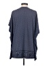 MICHAEL Michael Kors Blue 3/4 Sleeve Blouse Size M - photo 2