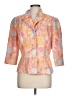 Carmen Marc Valvo Paisley Orange Blazer Size 12 - photo 1