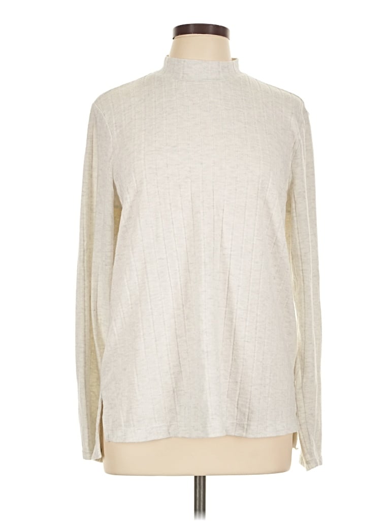 Pre-owned Matty M Turtleneck Sweater In Ivory