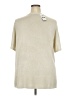 JM Collection Ivory Short Sleeve Top Size 2X - photo 2