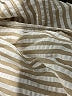Unbranded 100% Polyester Stripes Tan 3/4 Sleeve Blouse Size 0X - photo 7