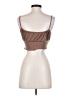 SALTY 100% Polyester Brown Sleeveless Top Size S - photo 2