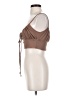 SALTY 100% Polyester Brown Sleeveless Top Size S - photo 5