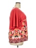 JM Collection Red Short Sleeve Blouse Size 2X - photo 4