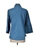 Notations Blue 3/4 Sleeve Button-Down Shirt Size L - photo 2