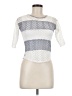 Speechless 100% Polyester Silver 3/4 Sleeve Top Size M - photo 1