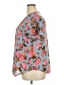 Torrid Floral Blue Short Sleeve Blouse Size 2X Plus (2) - photo 5