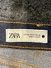 Zara Chevron-herringbone Blue Jeans Size 10 - photo 7