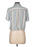 American Eagle Outfitters Teal Short Sleeve Blouse Size L - photo 2