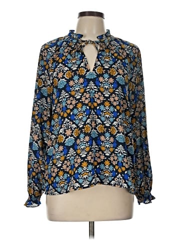 Ann Taylor Factory Long Sleeve Blouse (view 1)