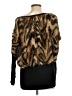 A.Z.I Jeans 100% Polyester Gold Long Sleeve Top Size L - photo 2