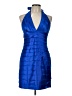 BCBGMAXAZRIA 100% Polyester Blue Cocktail Dress Size 10 - photo 1