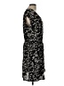 Daisy Fuentes 100% Polyester Floral Black Casual Dress Size L - photo 4