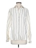 Assorted Brands 100% Polyester Stripes Ivory Long Sleeve Blouse Size S - photo 1