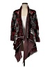 Jealous Tomato Burgundy Cardigan Size M - photo 1