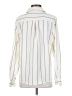 Assorted Brands 100% Polyester Stripes Ivory Long Sleeve Blouse Size S - photo 2