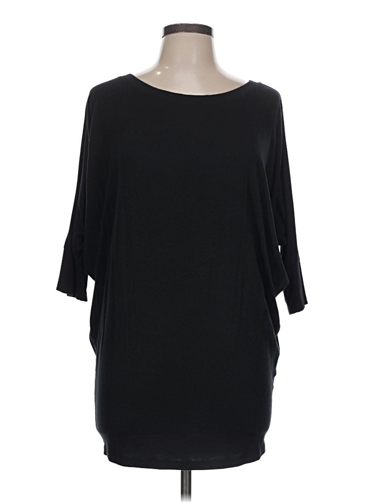 Pre-owned 41hawthorn 3/4 Sleeve T-shirt In Black