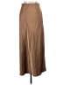 Unbranded 100% Polyester Solid Brown Casual Skirt Size L - photo 2