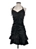 Jessica McClintock Solid Black Cocktail Dress Size 4 - photo 1