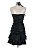 Jessica McClintock Solid Black Cocktail Dress Size 4 - photo 2