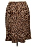 Ann Taylor Animal Print Brown Casual Skirt Size 12 - photo 2