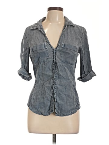 James Perse 3/4 Sleeve Button-Down Shirt (view 1)