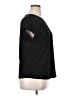 Vintage Rose Solid Black Short Sleeve Top Size XL - photo 4