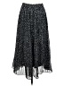 WD.NY 100% Polyester Polka Dots Black Casual Skirt Size S - photo 1