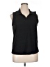 T by Talbots Black Sleeveless Blouse Size XL - photo 1