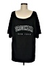 Shein Black Short Sleeve T-Shirt Size 6 - photo 1