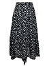 On 34th Polka Dots Black Casual Skirt Size 4 - photo 2