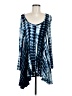 Entro Blue Long Sleeve Blouse Size M - photo 1