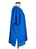 Eileen Fisher 100% Silk Solid Blue Blouse Size 10 (estimated) - photo 4
