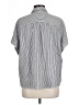 Splendid Stripes Gray 3/4 Sleeve Button-Down Shirt Size L - photo 2
