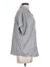 Splendid Stripes Gray 3/4 Sleeve Button-Down Shirt Size L - photo 4
