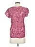 Monday Fun 100% Rayon Red Short Sleeve Blouse Size XS - photo 2