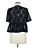 Shein 100% Polyester Black Short Sleeve Blouse Size M - photo 2