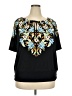 JM Collection Black Short Sleeve T-Shirt Size 2X - photo 1