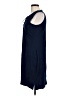 Chaps 100% Cotton Solid Blue Casual Dress Size L - photo 5