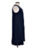 Chaps 100% Cotton Solid Blue Casual Dress Size L - photo 4